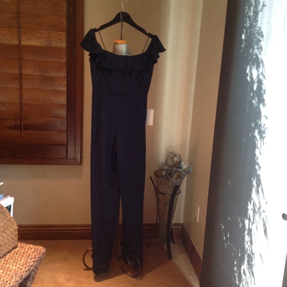 NWT navy jumpsuit - Picture 1 of 7